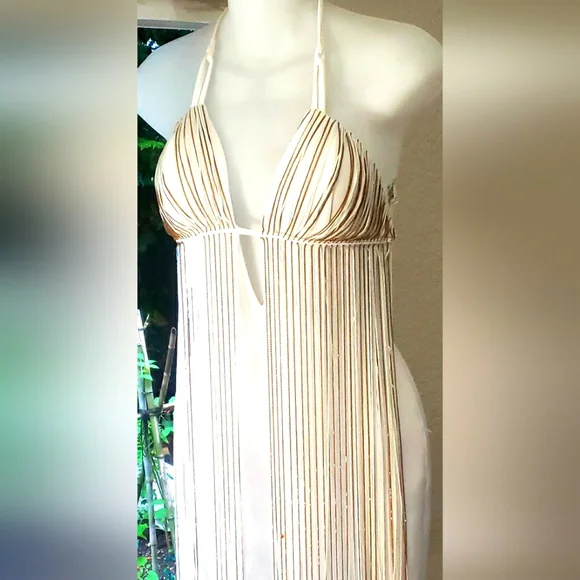 bebe | Dresses | Beautiful White Bebe Dress | Poshmark